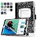 Produktbild Hülle für Apple Neu iPad 2018/2017 9,7, Intelligent Schutzhülle mit Ständer Funktion und Automatisch Auto Einschlafen/Aufwachen, Composition Book Black