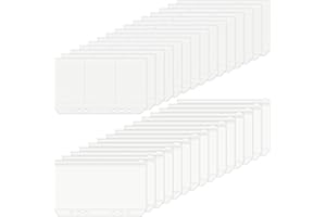 ‎HAUTOCO HAUTOCO 30Stk A6 Binder Taschen 6-Loch Ringbuch A6 Budget Binder Budget Planner Zubehör Für Bugetplaner Geldumschläge Klarsichthüllen K-pop Foto Visitenkarten Aufbewahrung