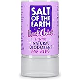 Desodorante natural Salt of the Earth Crystal Rock Chick - Sin perfume, sin fragancia - Vegano, aprobado por Leaping Bunny - 