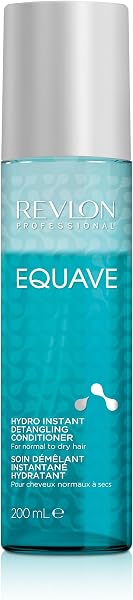 REVLON PROFESSIONAL EQUAVE Hydro Instant Detangling Conditioner, 200 ml, entwirrender Leave in Sprühconditioner für normales bis trockenes Haar, Haarpflege mit 2-Phasen Formel & Hitzeschutz - 1