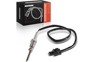 Frankberg Sensore temperatura gas di scarico Sensore gas di scarico 2-Poli Compatibile con X1 E84 X3 F25 Serie 5 Touring F11 X3 E83 Serie 3 Touring E91 Replace# 13627806254