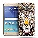 Produktbild Conie Handyschale kompatibel mit Samsung Galaxy J3 2016, Muster Bumper Rückschale Hülle mit Tier- Motiven Schutz- Case
