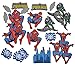 Produktbild Unbekannt 24 TLG. Set 3-D Wandtattoo / Sticker - Spiderman - Moosgummi Kind für Kinder Kinderzimmer Wandsticker Aufkleber auch zum Basteln und Dekorieren Amazing Spider..