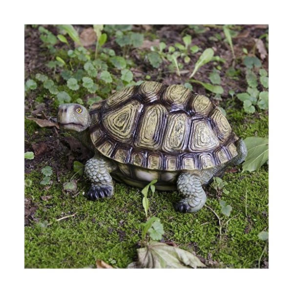 VERDELOOK Statuetta a Forma di Tartaruga per Decorazione Giardino, arredo Decoro Decorazioni Esterni