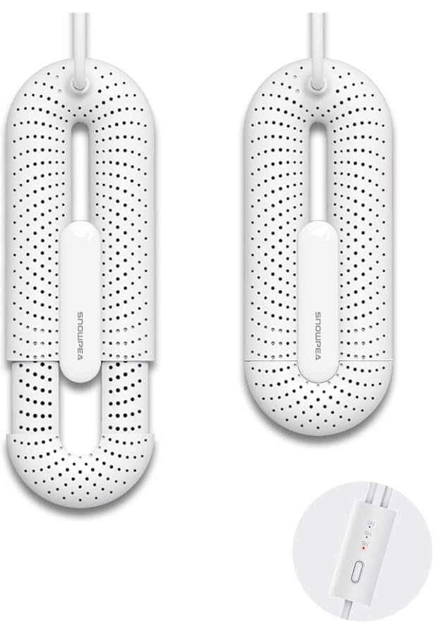Sèche-Chaussures Électrique Portable 200W Avec Minuteur - Séchage Rapide Chaussures Gants Chapeaux Chaussettes