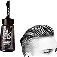 Hair Wax Gel with Comb, 2-in-1 Hair Wax for Men, Edge Control Anti-Frizz Non-greasy Firm Hold Long Lasting Men'S Hair Styling Gel Tool, Invisible Texture for All Hair Types