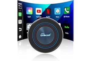 ‎OTTOCAST 2026 Nowa Edycja OTTOCAST I3 AI Box dla BMW, Bezprzewodowy Adapter CarPlay z Obsługą Netflix/YouTube, System Android 13, Podział Ekranu, 4+64GB, Box Rozrywki Wideo dla Samochodów OEM Wireless CarPlay