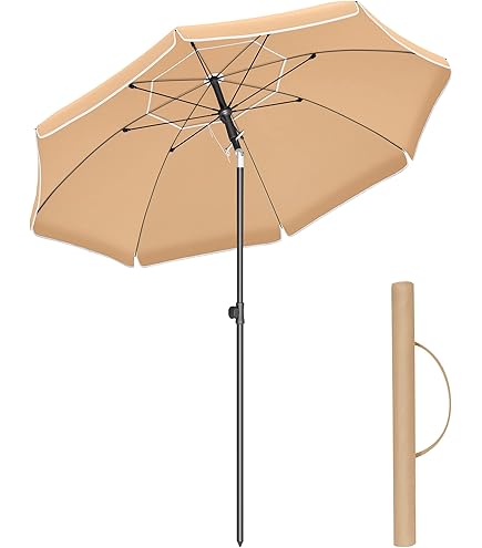GARDENIA Parasol voor zee, strand, tuin, diameter 200 mm, met