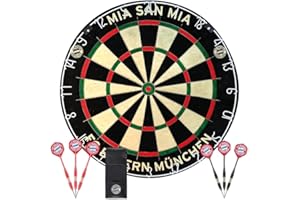 FC BAYERN MÜNCHEN FC Bayern Munich Dart Set Disc and Arrows, World Cup Mia San Mia