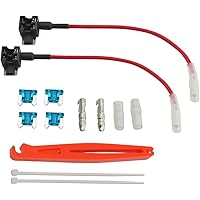 FOSHIO 12V KFZ-Sicherung ACN TAP Adapter Niedrig Profil Klinge Stil Sicherung Halter mit 15A Sicherung und Kabelbaum…