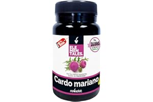 Novadiet - ELEMENTALES CARDO MARIANO Cápsulas con Cardo Mariano – Complemento Alimenticio Para la Salud del Hígado y la Vesícula Biliar - 30 Cápsulas Vegetales