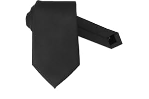 SycloPak Cravatta Uomo,Cravatte Uomo Eleganti,Cravatta,Cravatta Donna,Cravatta Nera,Cravatta Nera Uomo,Cravatte,Cravatta Uomo Elegante Satinato Sposa Cravatta Lavoro Classica Slim Fit Casual