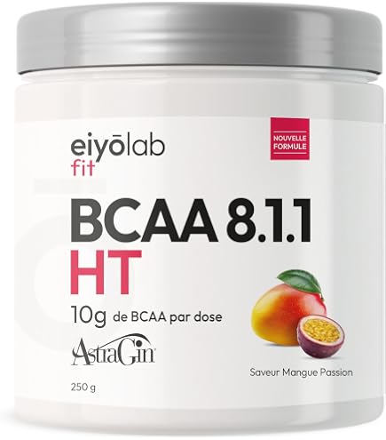 Complément BCAA En Poudre Nu3 - Goût Tropical Pastèque, Pour La Récupération Musculaire