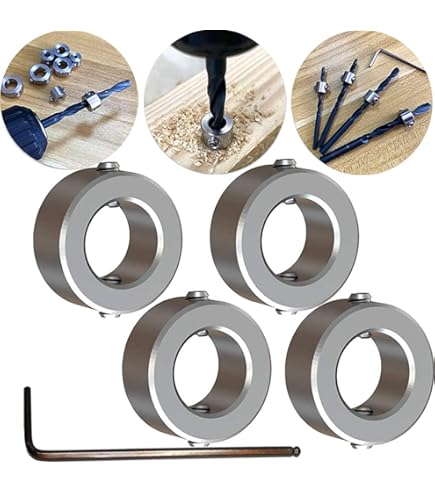 Stop Di Profondità Per Trapano CESFONJER - 6 Pezzi Da 7mm, Con Chiave Esagonale - Foto 11