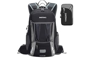 LOCAL LION Zaino Ciclismo con Sistema Schienale Zaino per Bici con Copertina Antipioggia Zaino MTB Impermeabile per Uomo Donna Zaino Sportivo da Campeggio