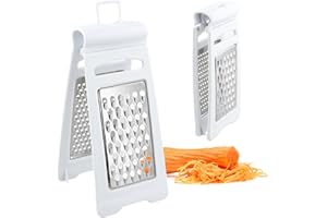 EMPEROCH Ralladores de Cocina Uso de Doble Lado (Grueso, Bien) Rallador de Queso de Acero Inoxidable Rallador de Verduras Rallador Queso