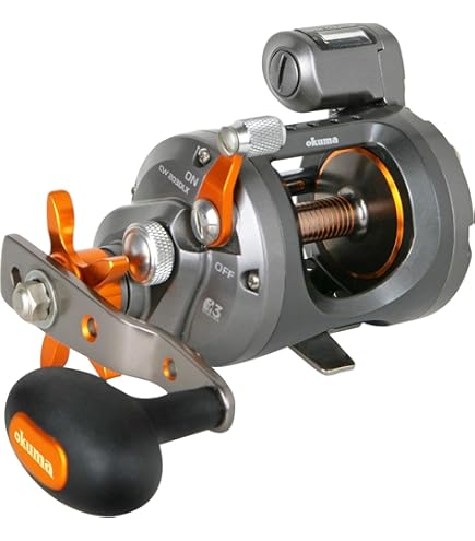 Okuma Classic Pro GLT Downrigger Rod (8-20 Lbs, 7-Feet 6-Inch, Medium-Light), Gloss Black & Mirrior Silver, Trolling Rods - Canada