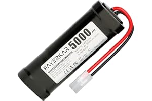 Fayerkar 7.2V 5000mAh NiMH Batteria RC Batteria per RC Auto RC Camion RC Auto Boot Elicottero LKW Truggy RC Hobby
