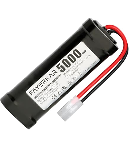 Aliwisdom USB Chargeur Câble RC Universel Avec Connecteur KET-2P Plug Pour NIMH/NICD Batterie (8S) 9.6V, Compatible Voiture RC Bateau Drone Avions RC