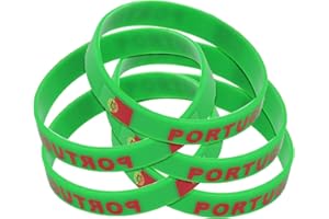 TARIFA UNITED Bracelet Portugais Drapeau Portugal bracelet elastique 5 bracelet silicone femme homme caoutchouc cadeau Portugais Drapeau