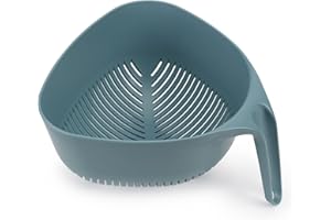 ‎JOSEPH JOSEPH Joseph Joseph Duo Durszlak, sitko do żywności z pionowym uchwytem i narożnikami ułatwiającymi nalewanie