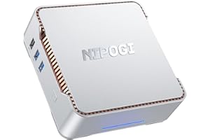 NiPoGi Mini PC J4125,16GB DDR4 256GB SSD,Mini PC J4125 16GB RAM 256GB ROM
