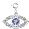 Philip Jones Evil Eye Charm Created with Zircondia® Crystals