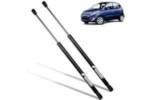 Fit4drive 2PCS Car Rear Tailgate Boot Gas Struts for Hyundai i10 2008-2013 Gas Strut Heavy Duty Black Lift Supports 430719071200