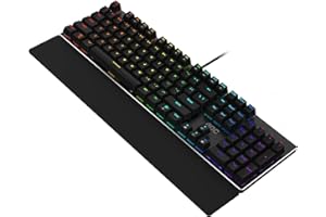 AOC GK500 Teclado para gaming - Teclado para PC con distribución en español e iluminación RGB, anti-ghosting, software AOC G-Tools programable con tecla N-Key-Rollover.