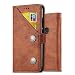 Produktbild Ferilinso Xiaomi Mi 8/Xiaomi Mi 8 Pro Hülle,Retro Leder mit Multifunktions ID Kreditkarten Slot Halter Flip Cover Stand Magnetverschluss Fall für Xiaomi Mi 8/Xiaomi Mi 8 Pro(Retro Braun)