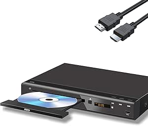 Dvd Player For Tv Hdmi Output Full Hd 1080p Upscaling Amazon De Elektronik