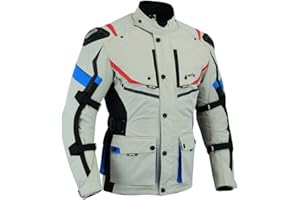 LOVO - Chaqueta Moto Tricapa 4 Estaciones Hombre - Chaqueta Moto Hombre con Protecciones Homologadas para Invierno y Verano - Cazadora de Alta Protección Longitud 3/4 - Funcionalidad y Seguridad Total