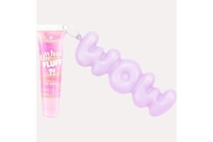 essence WHAT THE FLUFF?! lip glaze, Lipgloss, Nr. 01, Pink, glänzend, vegan, ohne Parabene, ohne Mikroplastikpartikel, Nanopartikel frei, 1er Pack (10ml)