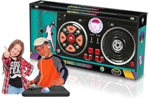 DQB DEQUBE DEQUBE - 916D00040, Mixer per DJ con varie basi ed effetti, include la palla da discoteca lampeggiante, nero, medio (916D00040)