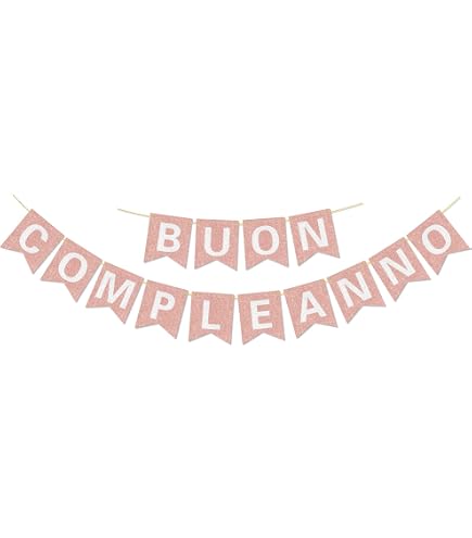 Buon compleanno Banderole, Happy Birthday Banner