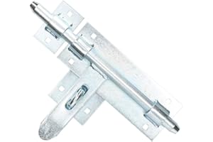 KOTARBAU® Bolt Gate 270 mm (10.63 in) Serratura con scrocco per porta Barilotto Bullone Capannone Fienile Pollaio Argento galvanizzato