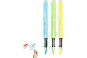 FloraVigo 3-pack snabbtorkande flytande limpinnor, limpennor i pennform, lämpliga för scrapbooking, dagbok, gratulationskort