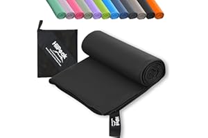HiiPeak Toallas Microfibra Gimnasio Grandes, Toalla Gimnasio Compactas y de Alta Absorción | Toalla Gym Hombre, Mujer | Ideal para Gimnasio, Viajes y Piscina | Mantenimiento Fácil