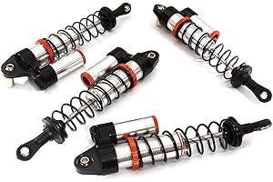 Integy RC Model CNC Machined Piggyback Shock (4) Designed for HPI 1/10 Bullet MT & Bullet ST