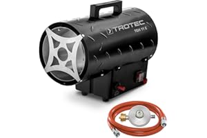 ‎TROTEC TROTEC Gasheizgebläse TGH 11 E – Heizleistung 10 kW – Elektroheizer Luftmenge 580 m³/h – Gaskanone, Bauheizer