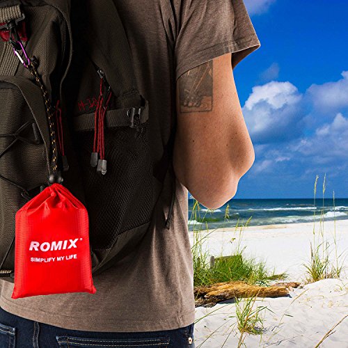 Cookey Tragbare Taschendecke, Kompakte, Leichte Picknickdecke Ideal für Strand, Outdoor, Camping, Reisen, Wandern - 6