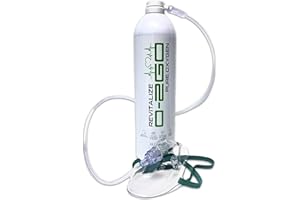 O2GO 18L Oxygen Can with Mask and Tube – 99.5% Pure Oxygen – Made in Britain - Great for Sport, Work, Health, Party, Healthy Looking Skin - Increased Concentration and Energy - Made in The UK