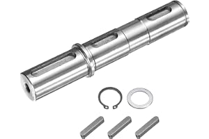 QUARKZMAN Utgående Axiell Enskild Axel 25mm Diameter Tyst Legeringsstål | 153 mm längd, med tätningar S ring hörnstift, för NMRV050 snigelväxellåda, utgångsvåg