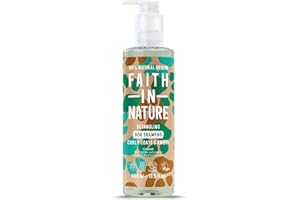 Faith In Nature Natural Coconut Dog Shampoo, Vegan & Cruelty Free, No SLS,Silicones or Parabens, Detangling, For Curly Coats, 400ml