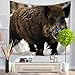 Produktbild LNPP Wildschwein Dekor Polyester Indische Wandteppich Wand Hnge Wohnkultur Strand Wurf, D, 150*200