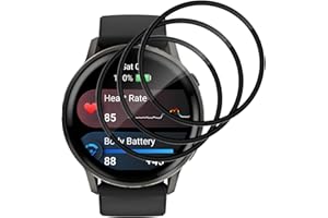 Aerku 3 Stück Schutzfolie Kompatibel mit Garmin Venu 4 45mm für Panzerglas, Härte 9H Displayschutzfolie Anti-Kratzen Schutzglas, 3D Anti-Bläschen Panzer Schutz Glas