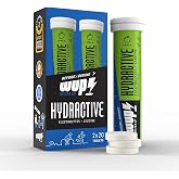 WUP Hydractive, Sodyum, Potasyum, Magnezyum, L&ouml;sin, Elma Aromalı, 2x20 Efervesan Tablet