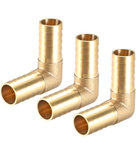 PATIKIL 90 Grad Bogen Tri-Klemmen Schlauchtülle 3/4 Zoll - Edelstahl 304 Für Brauerei & Industrie