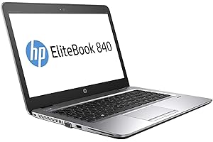 HP Ordenador Portatil i5, Portatil 14 Pulgadas, EliteBook 840 G3, i5-6th, 8GB RAM, 256GB SSD, Teclado QWERTY Español, Windows 10 Pro, Garantía de 2 Años (Reacondicionado) (Grande)