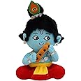 Panda's Box Mantra Chanting Baby Krishna (Small - 23 CM) | Musical Soft Plush Toy | Best Gift for Infants, Toddlers & Babies